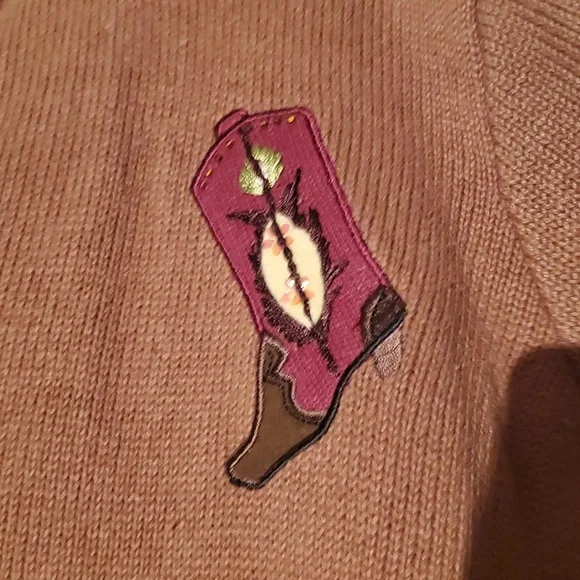 Like new! Vintage Storybook Knits great boots tunic sweater - Picture 3 of 13